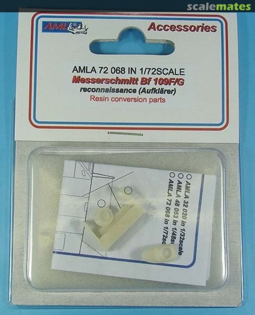 Boxart Messerschmitt Bf 109 F/G reconneissance (Aufklarer) AMLA 72 068 AML