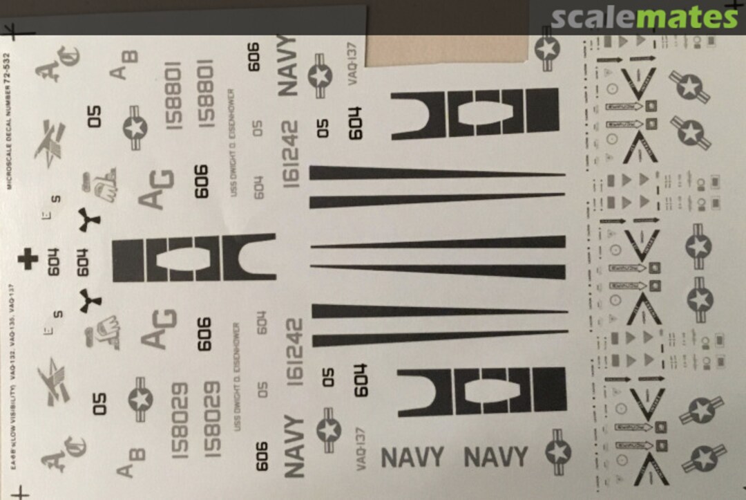 Boxart EA-6B's (Low Visibility) USN 72-532 Microscale Boxart EA-6B's (Low Visibility) USN 72-532 Microscale
