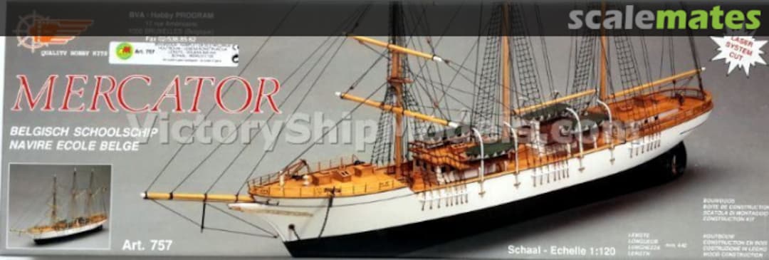 Boxart Mercator 757 Mantua Model Boxart Mercator 757 Mantua Model