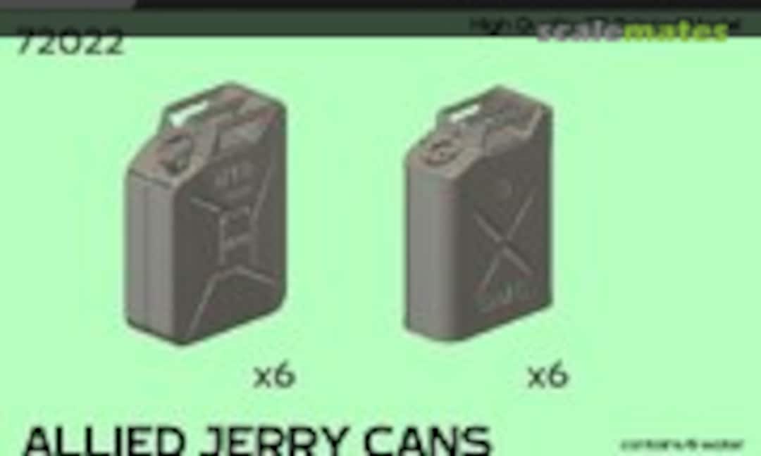 1:72 Allied Jerry Cans WWII (C3D Resin Miniatures 72022) 72022