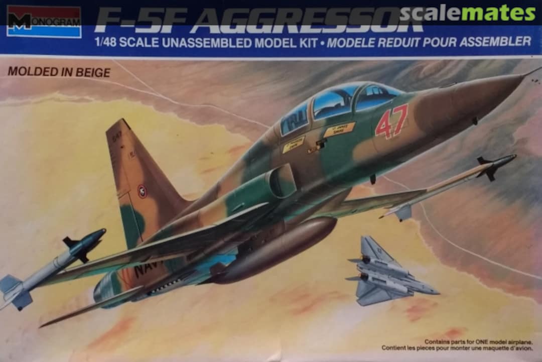 Boxart F-5F TIGER II 5441 Monogram Boxart F-5F TIGER II 5441 Monogram