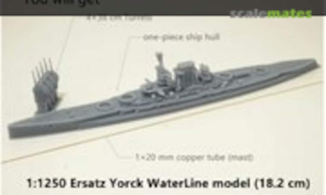 1:1250 SMS Ersatz Yorck (Waterline) (ModellbauRay )