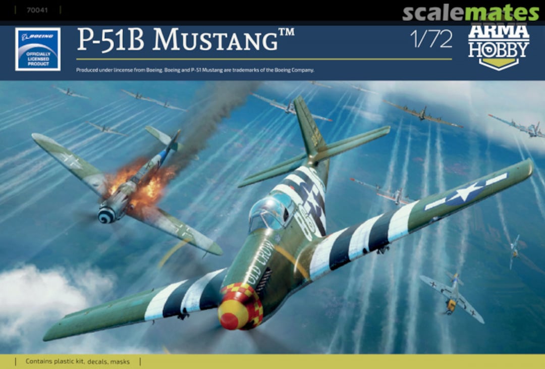 Boxart P-51B Mustang 70041 Arma Hobby