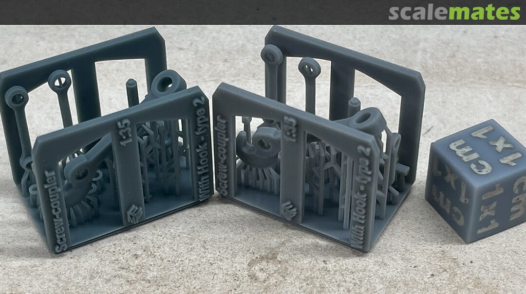 Boxart Screw coupler - with hook - type 2 35990203 EMP3d Boxart Screw coupler - with hook - type 2 35990203 EMP3d