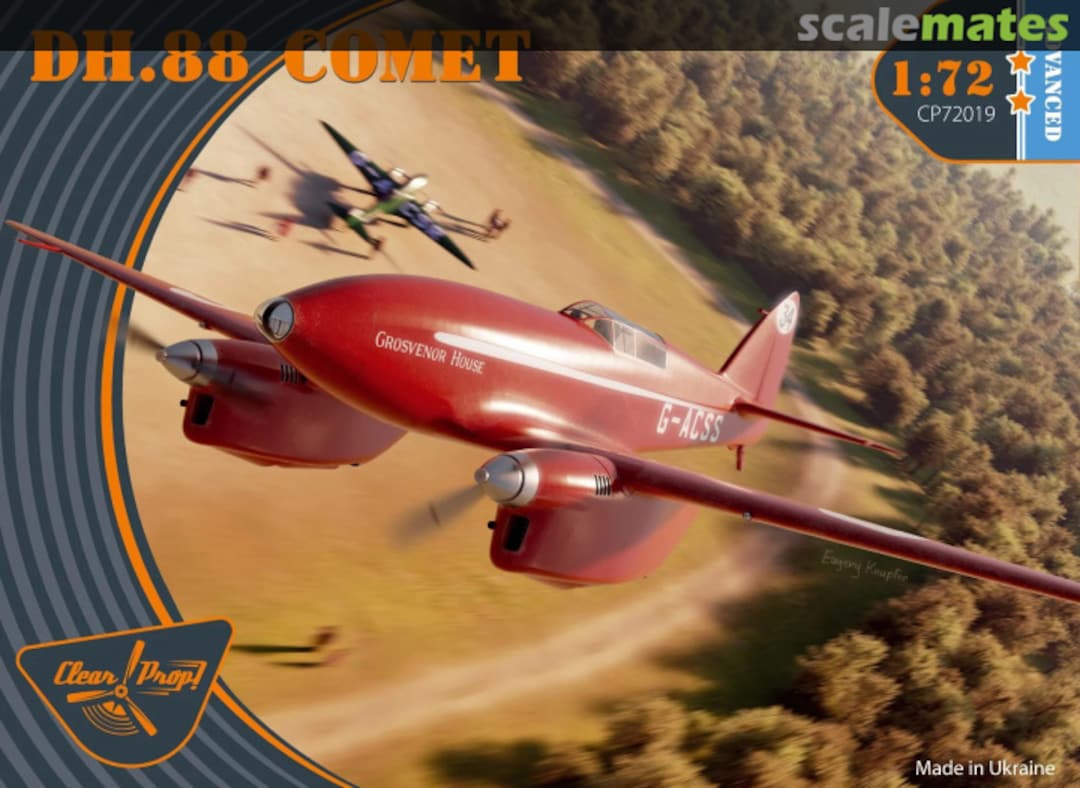 Boxart DH.88 Comet CP72019 Clear Prop! Boxart DH.88 Comet CP72019 Clear Prop!