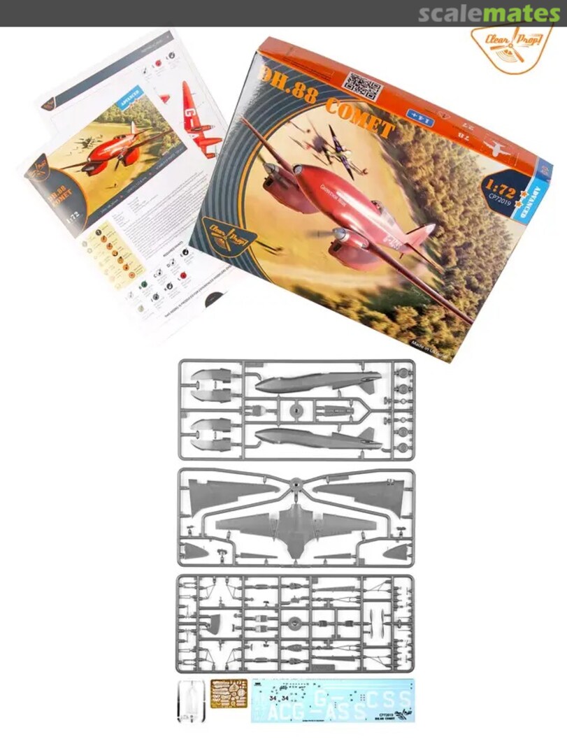 Contents DH.88 Comet CP72019 Clear Prop! Contents DH.88 Comet CP72019 Clear Prop!