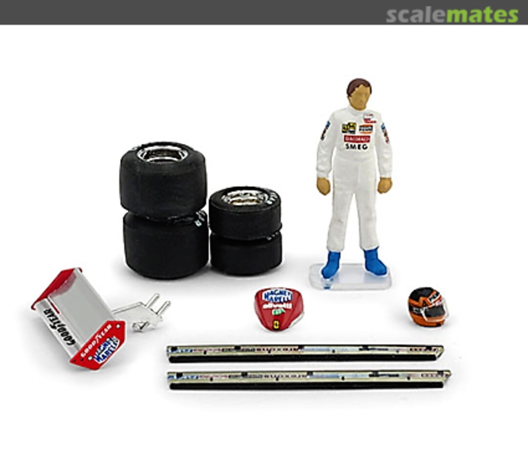 Boxart Gilles Villeneuve + Accessori BMCH01T2 Brumm Boxart Gilles Villeneuve + Accessori BMCH01T2 Brumm