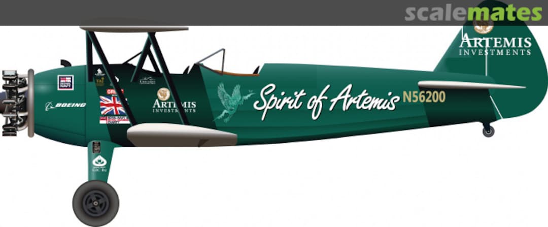 Boxart Boeing Stearman Moorland Scale Model Decals Boxart Boeing Stearman Moorland Scale Model Decals