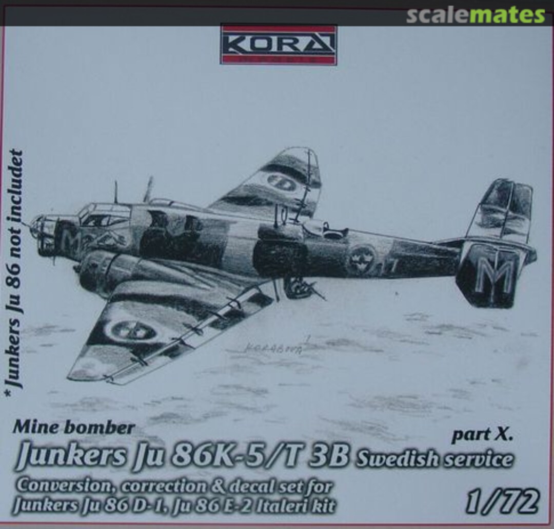 Boxart Junkers Ju 86K-5/T 3B Sweden C7236 Kora Models Boxart Junkers Ju 86K-5/T 3B Sweden C7236 Kora Models