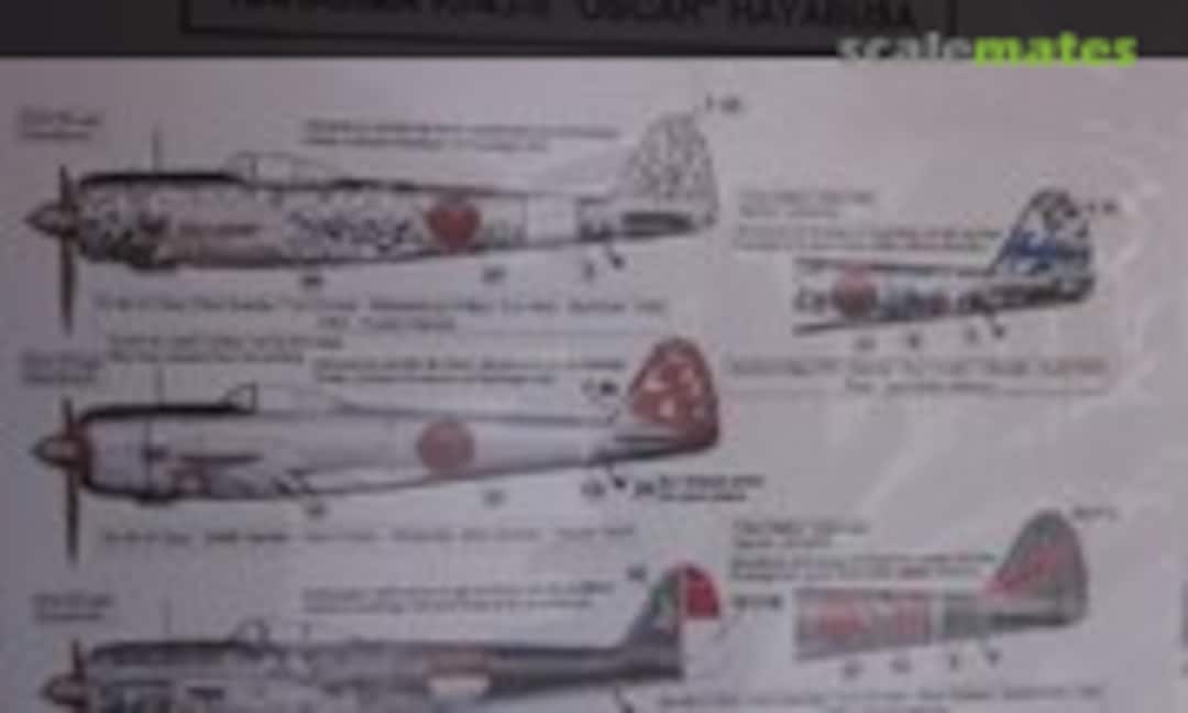 1:72 Nakajima Ki-43-II "Oscar" Hayabusa (Berna Decals BD 72-39) BD 72-39