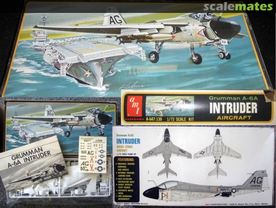 Boxart Grumman A-6A Intruder A-647 AMT-Hasegawa