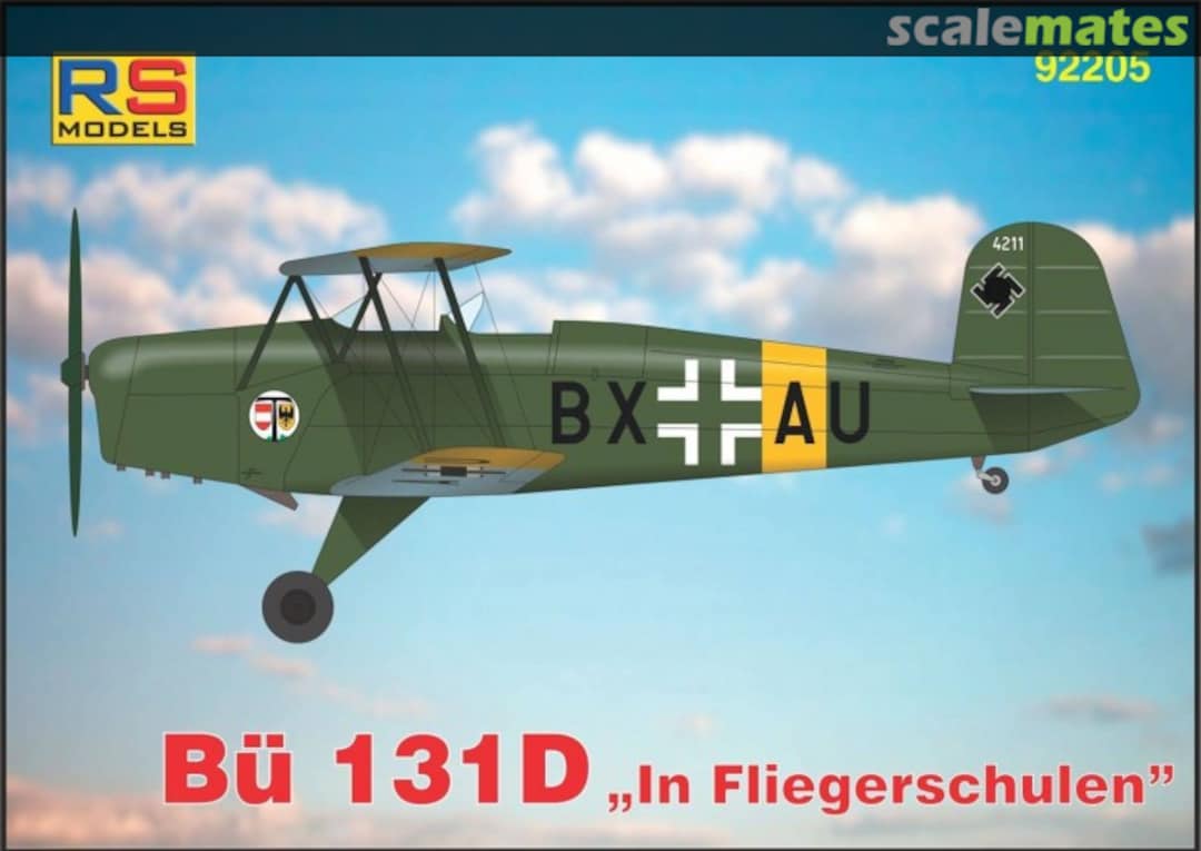 Boxart Bücker Bü 131 D 92205 RS Models