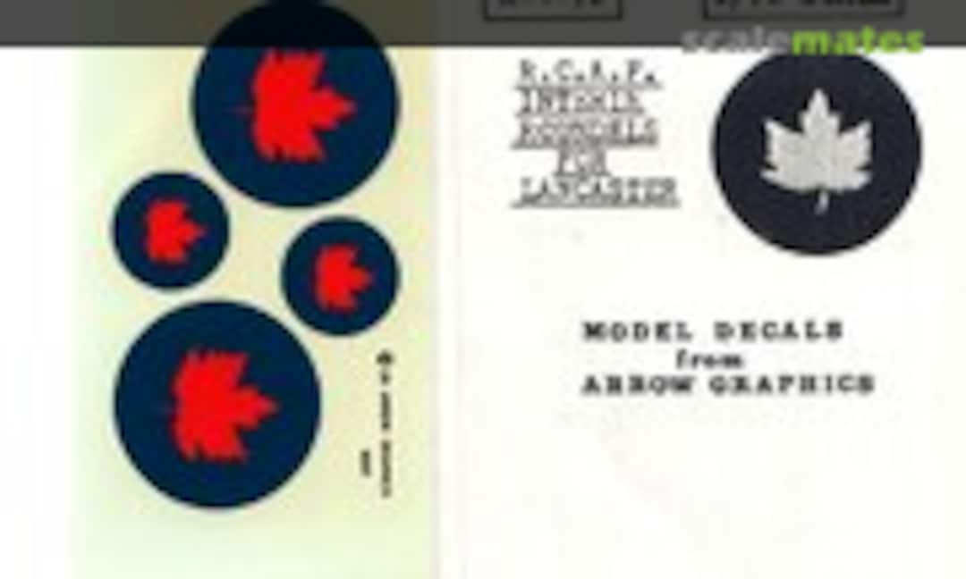 1:72 RCAF Interim Roundels for Lancaster (Arrow Graphics A-4-72) A-4-72