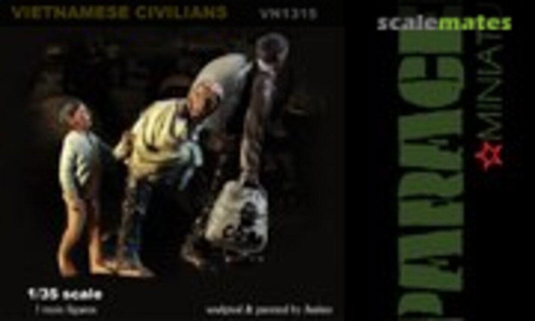 1:35 Old Man, Grandma & Child (Paracel Miniatures VN1315) VN1315