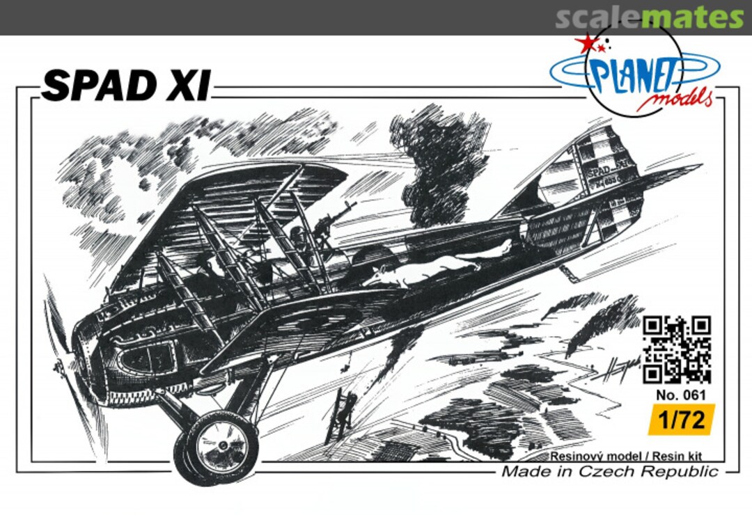 Boxart SPAD XI PLT061 Planet Models