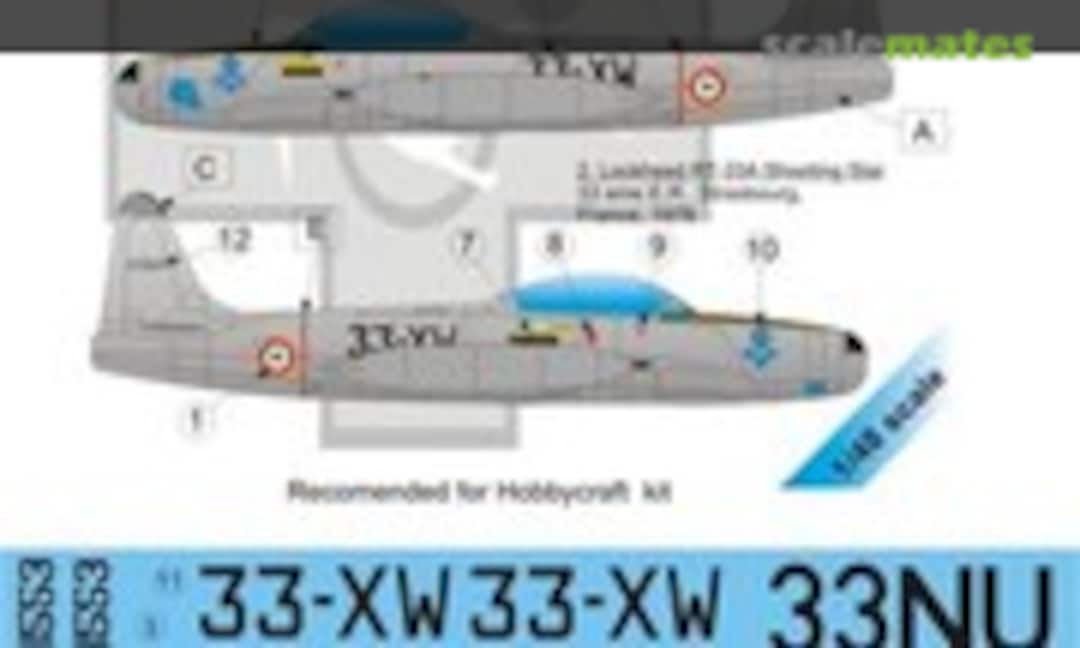 1:48 Lockheed RT-33 Shooting Star over France (LF Models C48109) C48109