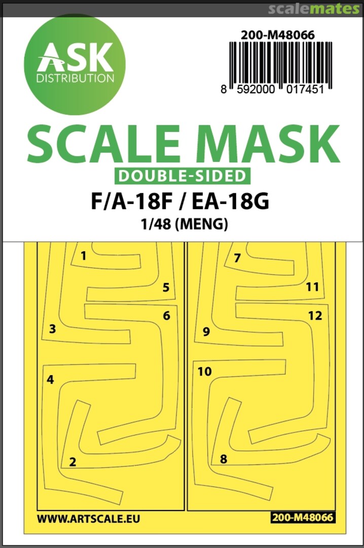 Boxart Boeing F/A-18F Super Hornet & EA-18G Growler 200-M48066 ASK Boxart Boeing F/A-18F Super Hornet & EA-18G Growler 200-M48066 ASK