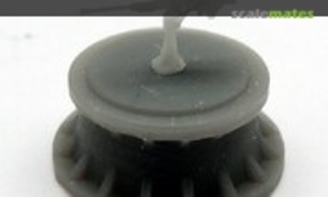 1:350 IJN 25mm type 96 single mount AA gun (Black Cat Models AC350058a)