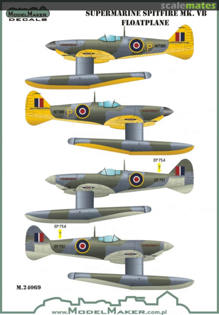 Boxart Spitfire Floatplane Masks MD24068 ModelMaker