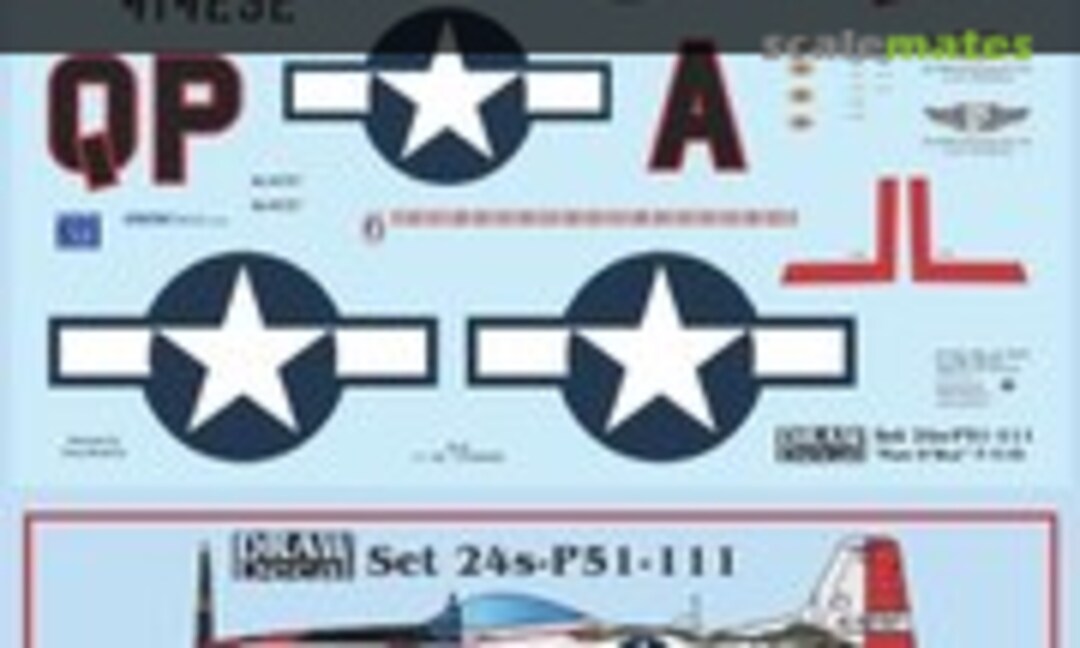 1:24 “Man O’ War” P-51D (Draw Decal 24-P51-111) 24-P51-111