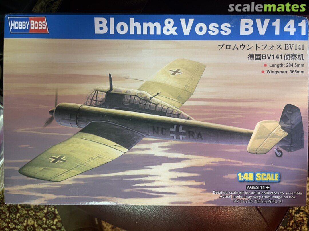 Boxart Blohm & Voss BV 141 81728 HobbyBoss Boxart Blohm & Voss BV 141 81728 HobbyBoss