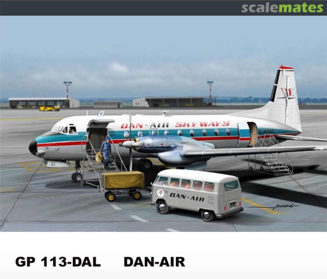 Boxart Hawker-Siddeley HS.748 DAN AIR SKYWAYS GP.113-DAL MACH 2