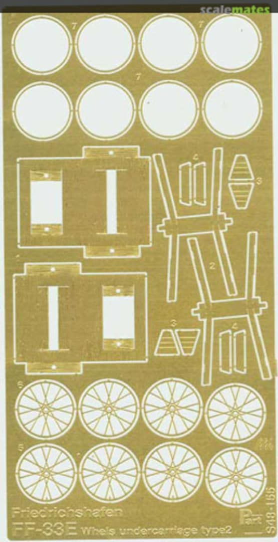 Boxart Wheels undercarriage type 2 S48-155 Part
