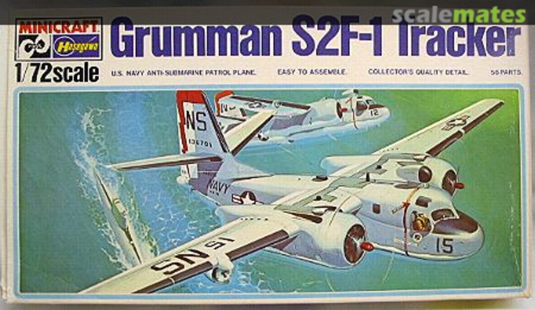Boxart Grumman S2F-1 Tracker 102 Minicraft Hasegawa Boxart Grumman S2F-1 Tracker 102 Minicraft Hasegawa