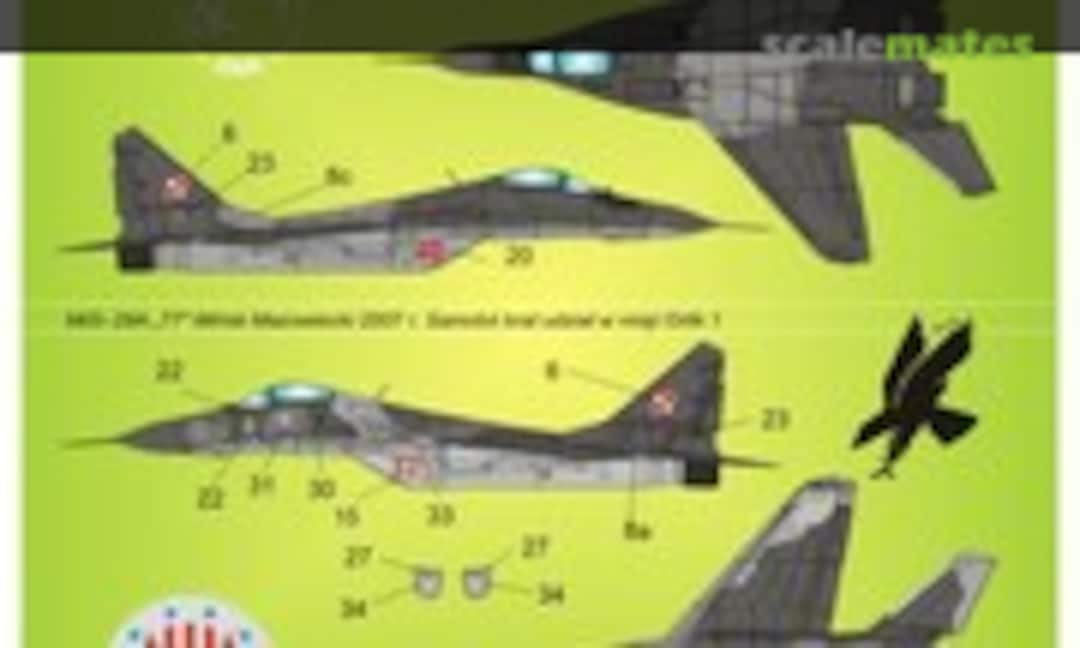 1:72 MiG-29 in Polish service vol.2 (ModelMaker D72007) D72007