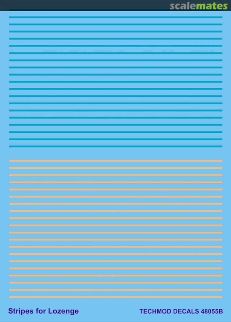 Boxart Stripes for Lozenge 48055 Techmod
