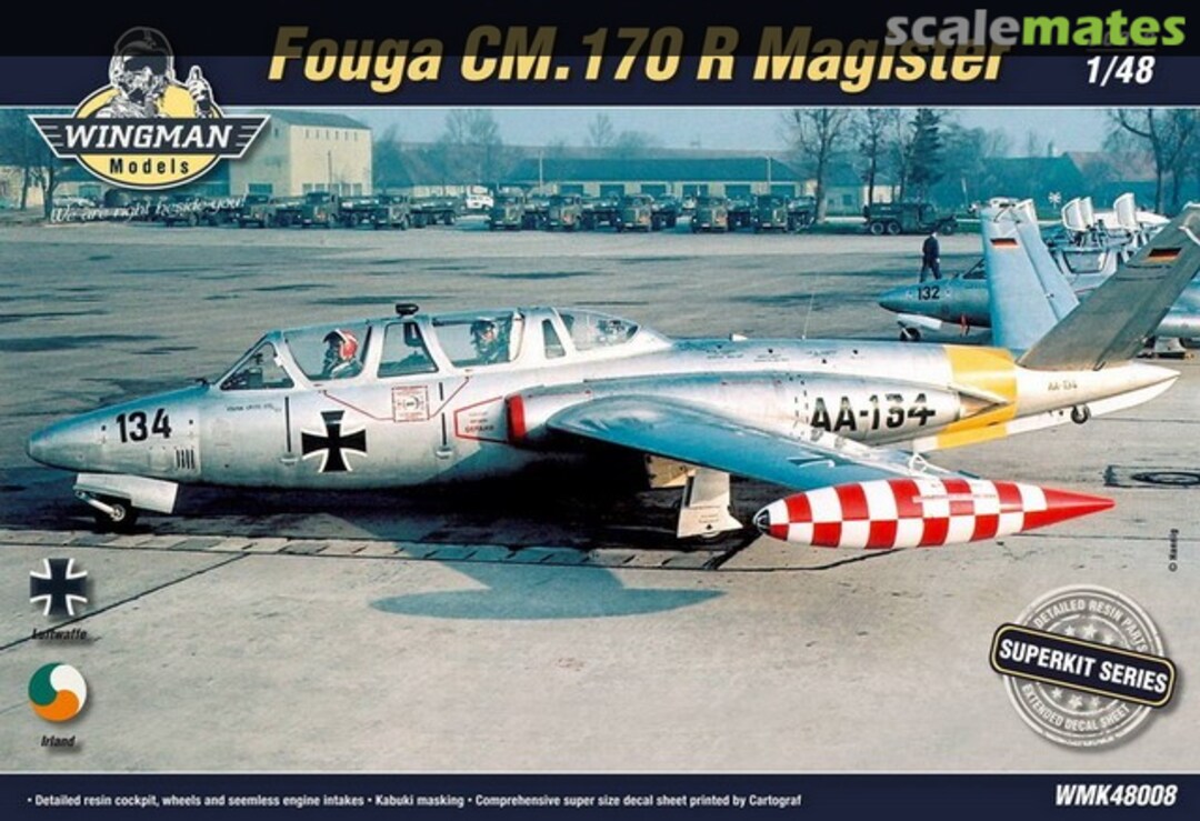 Boxart Fouga CM.170 R Magister WMK48008 Wingman Models Boxart Fouga CM.170 R Magister WMK48008 Wingman Models