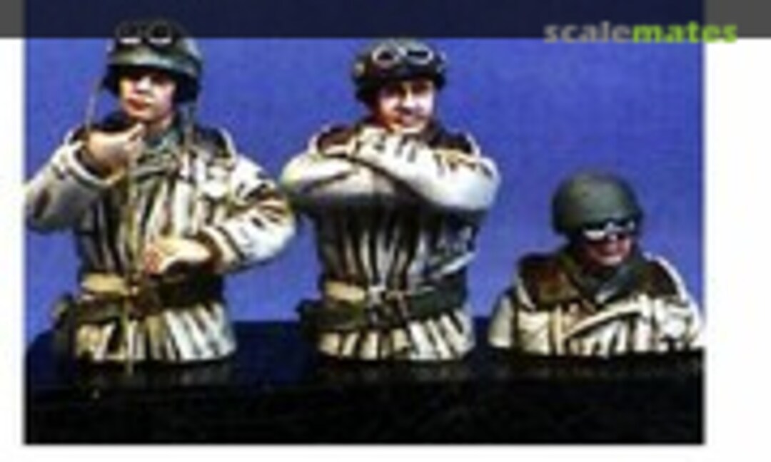 1:35 Tank Crew in Pixy Suits (3busts) (Resicast 35.5611) 35.5611