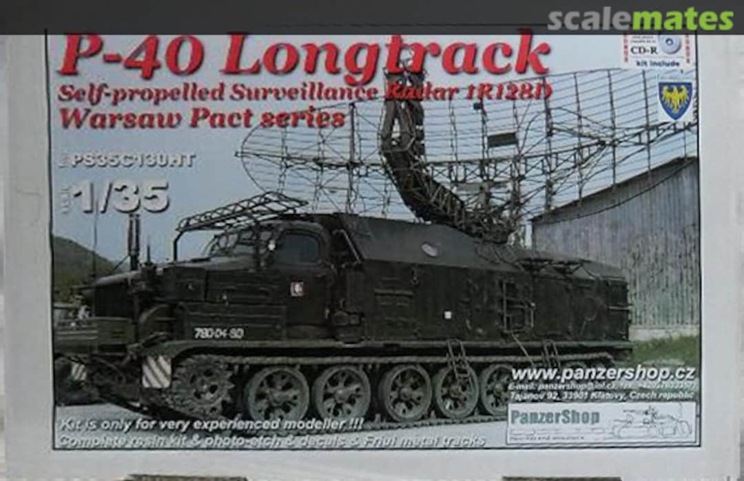 Boxart P-40 Longtrack self-propelled surveillance radar PS35C130HT PanzerShop Boxart P-40 Longtrack self-propelled surveillance radar PS35C130HT PanzerShop