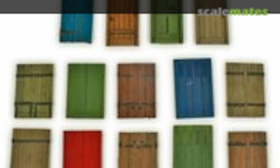 1:72 Assortment Doors and Shutters (Add On parts 72-0021) 72-0021
