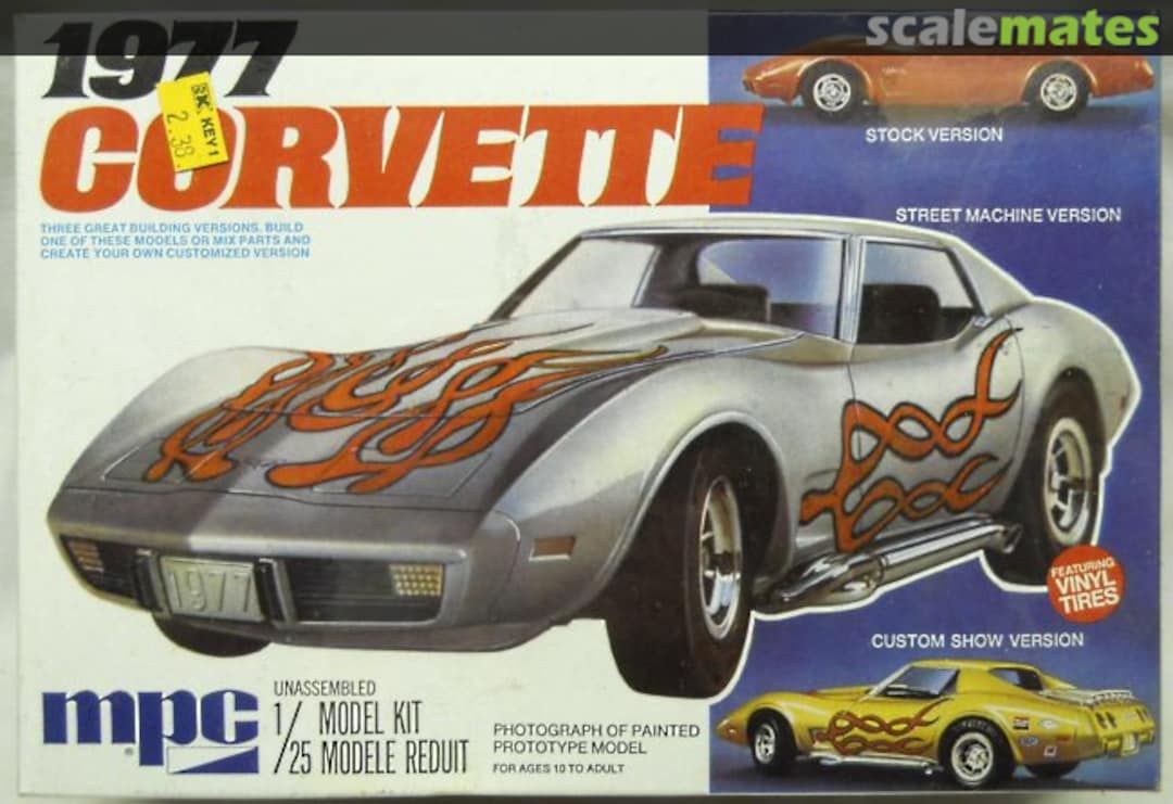 Boxart 1977 Corvette 1-7705 MPC Boxart 1977 Corvette 1-7705 MPC