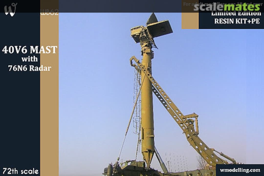Boxart 40V6 Mast with 76N6 Radar WB62 W-Model Boxart 40V6 Mast with 76N6 Radar WB62 W-Model