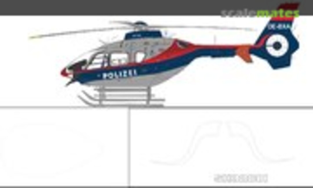 1:32 Schablone EC-135 Polizei Österreich (Brent-Air-Decals SH 32001) SH 32001