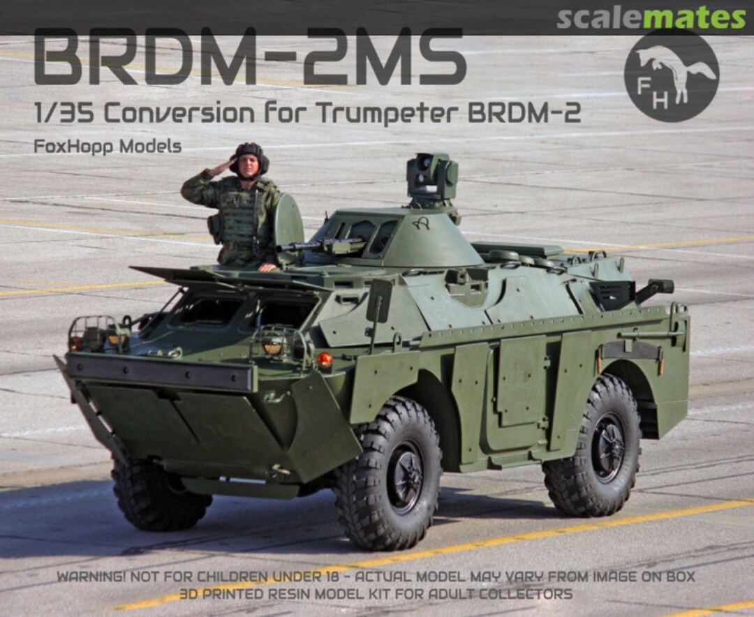 Boxart BRDM-2MS Conversion Kit FoxHopp Models Boxart BRDM-2MS Conversion Kit FoxHopp Models