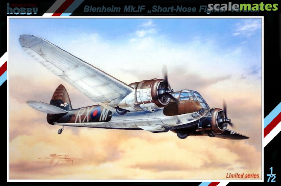 Boxart Blenheim Mk.IF "Short-Nose Fighter Version" SH72205 Special Hobby Boxart Blenheim Mk.IF "Short-Nose Fighter Version" SH72205 Special Hobby