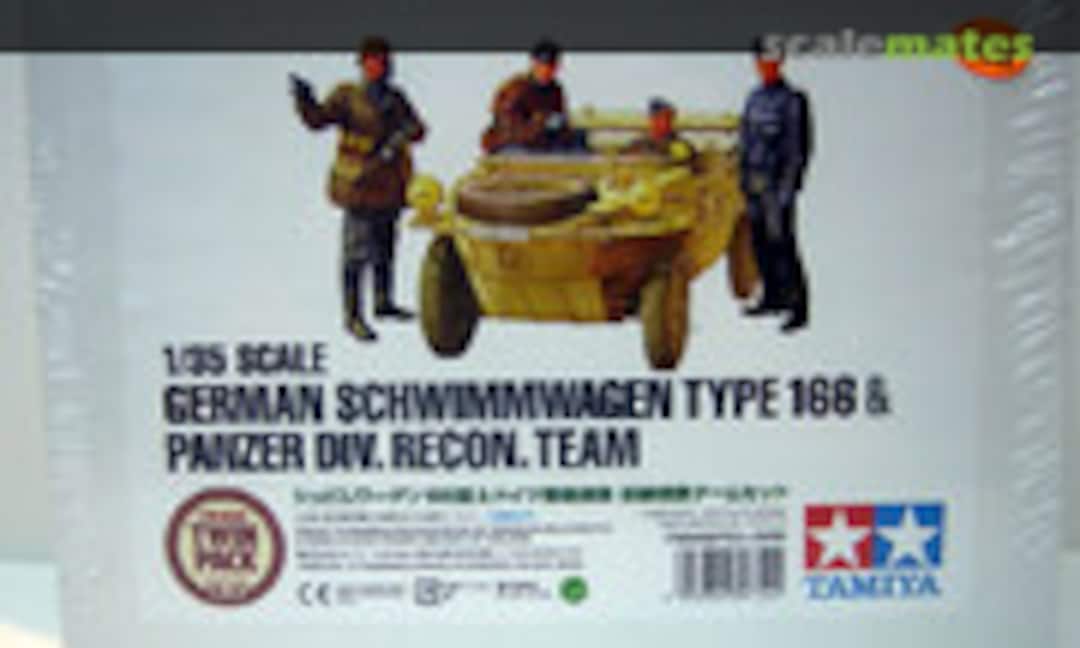 1:35 German Schwimmwagen Type 166 &amp; Panzer Div. Recon team (Tamiya 89752)