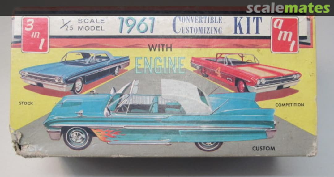 Boxart 1961 Mercury Monterey Convertible K-311-149 AMT Boxart 1961 Mercury Monterey Convertible K-311-149 AMT