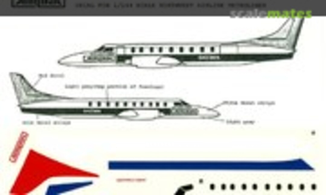 1:144 Northwest Orient Airlink Metroliner (Flight Designs )