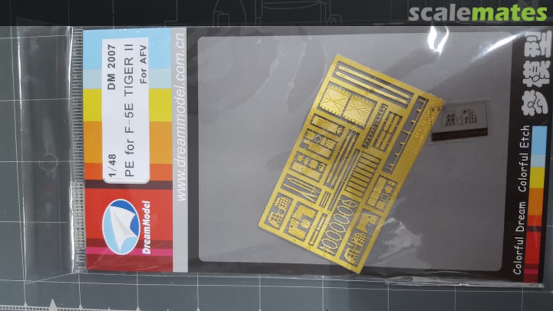 Boxart PE for F-5E Tiger II 2007 DreamModel Boxart PE for F-5E Tiger II 2007 DreamModel