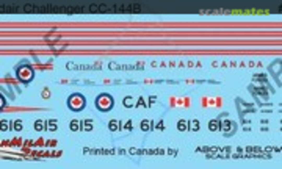 1:200 Canadair Challenger 601 / CC-144 (Above &amp; Below Graphics 028)