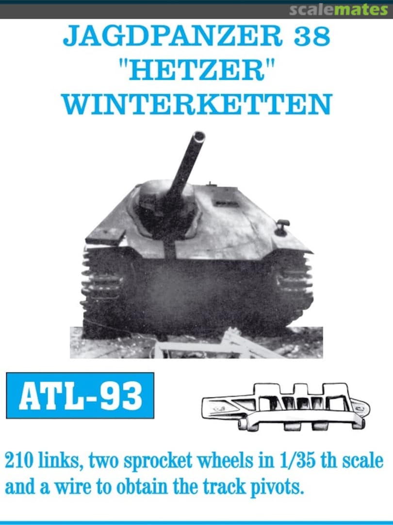 Boxart Jagdpanzer 38 Hetzer ATL-93 Friulmodel Boxart Jagdpanzer 38 Hetzer ATL-93 Friulmodel