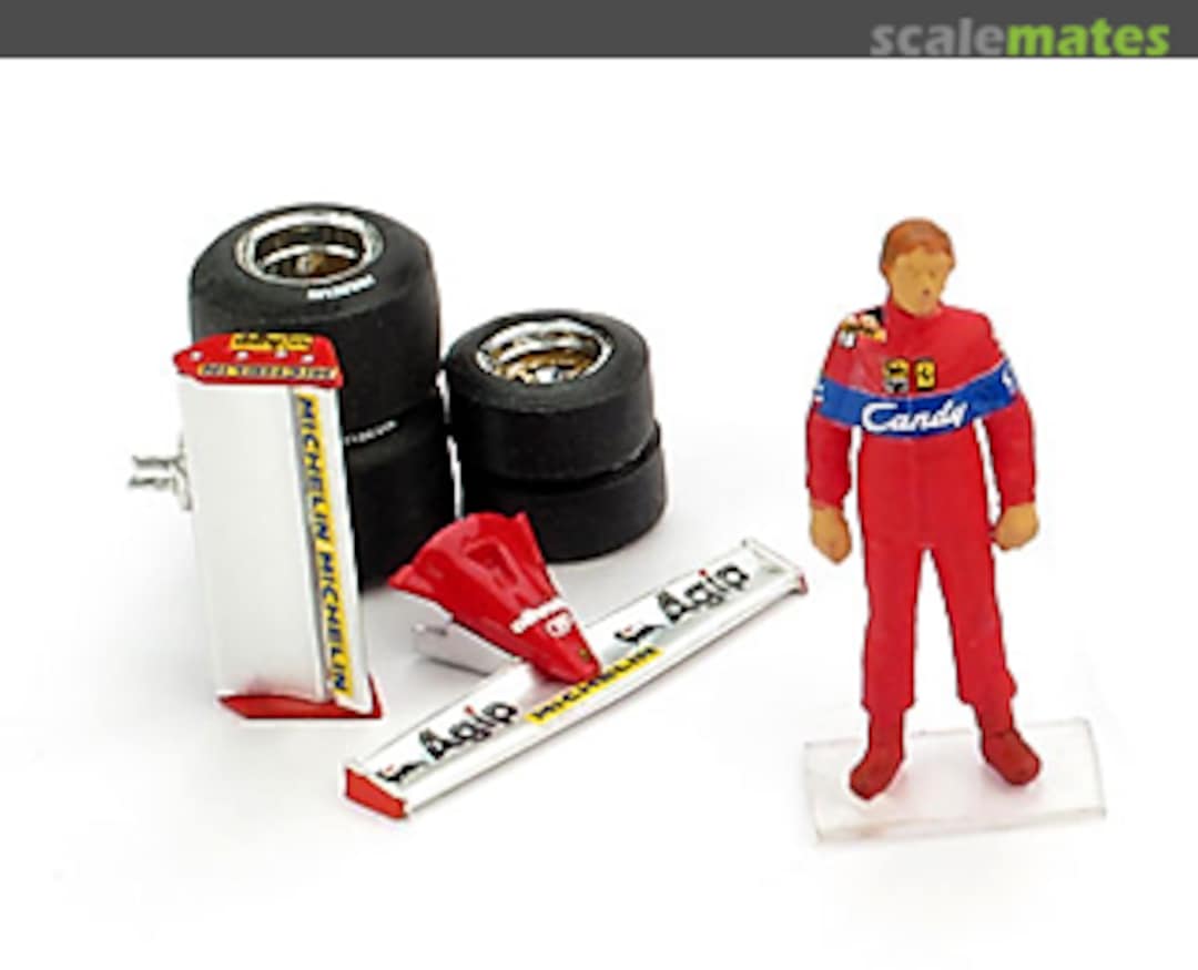 Boxart Didier Pironi + Alettoni + Set Gomme BMCH02T Brumm Boxart Didier Pironi + Alettoni + Set Gomme BMCH02T Brumm