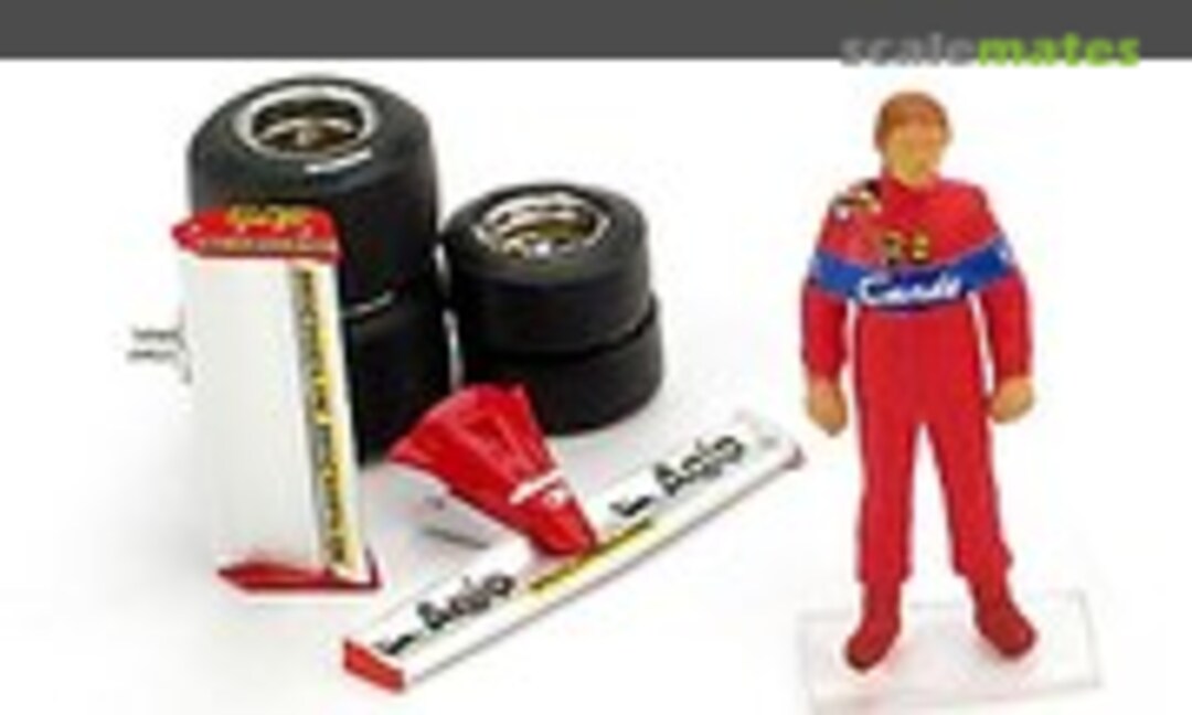 1:43 Didier Pironi + Alettoni + Set Gomme (Brumm BMCH02T) BMCH02T