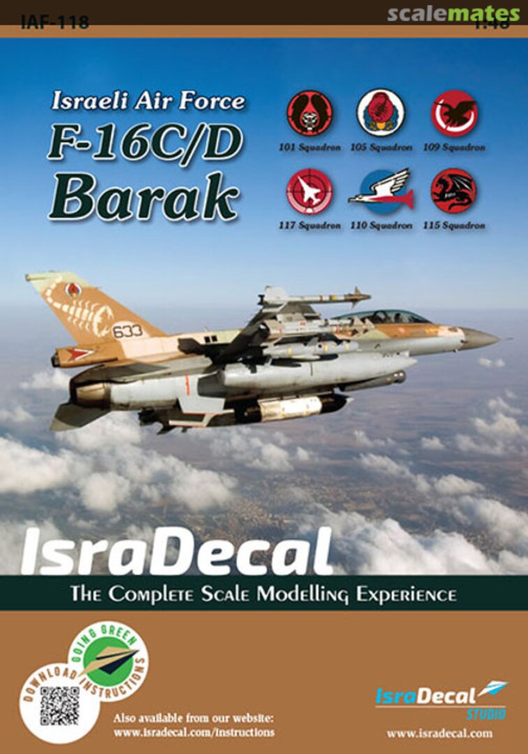 Boxart F-16C/D Barak IAF-118 IsraDecal Studio Boxart F-16C/D Barak IAF-118 IsraDecal Studio