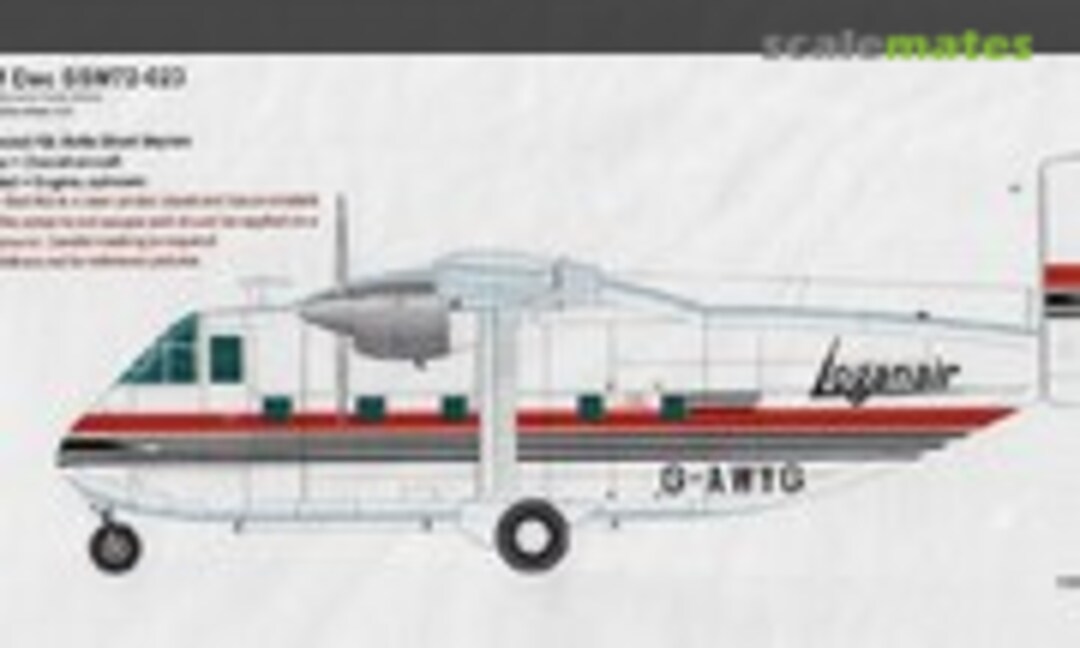 1:72 Short Skyvan Loganair (S&M Dec SSM72-023) SSM72-023
