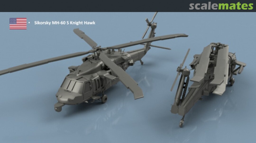 Boxart Sikorsky MH-60 S Knight Hawk folded blades - 3D printing (4 helicopters) 3D350363PL L'Arsenal Boxart Sikorsky MH-60 S Knight Hawk folded blades - 3D printing (4 helicopters) 3D350363PL L'Arsenal